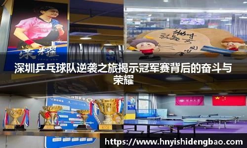 深圳乒乓球队逆袭之旅揭示冠军赛背后的奋斗与荣耀